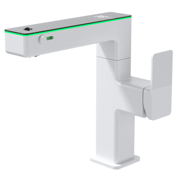 LED Temperature Display Basin Faucet with 180 Degree Swivel 3 Water Modes Hot and Cold Mixer