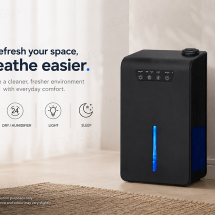 3.5L 2-in-1 Humidifier Dehumidifier with LED Display and Automatic Shutdown