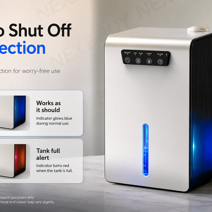 3.5L 2-in-1 Humidifier Dehumidifier with LED Display and Automatic Shutdown