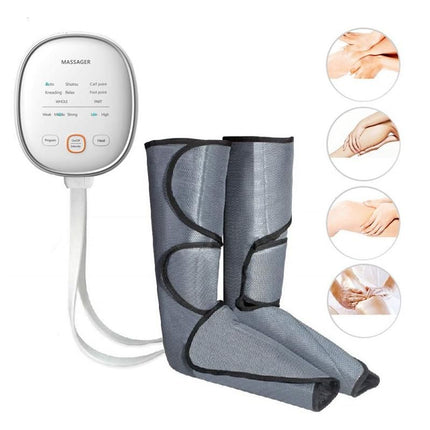 Electric Foot and Calf Massager with Heat and Adjustable Air Compression
