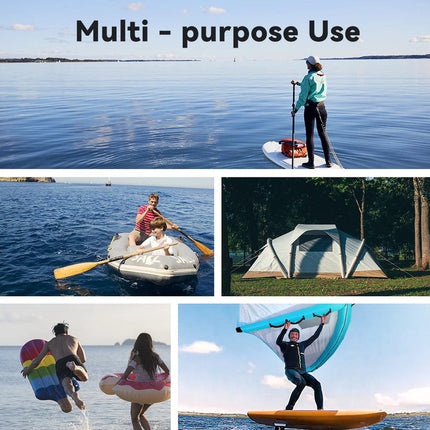 Rechargeable Electric Paddle Board Pump 20PSI with Fast Inflation and Auto Stop Function