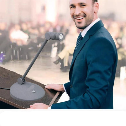 Professional Cardioid Desktop Condenser Microphone – Wired for Broadcasting, Recording & Meetings