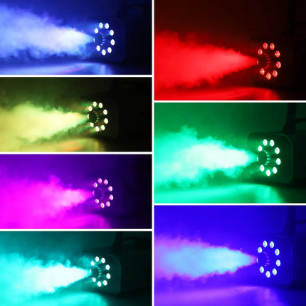 1200W Professional Smoke Effect Machine with Multicolor LED Lights & Wireless Remote