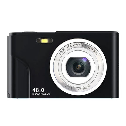 Portable 1080P FHD Digital Camera with 48MP Photos, 16X Zoom and LCD Screen