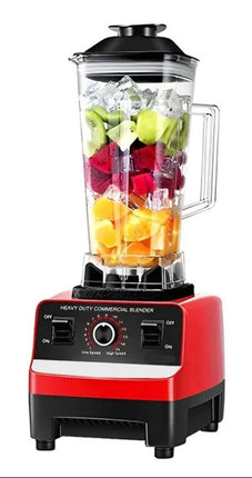 Countertop Blender 2200W High Power 2L Knob Control Black Red