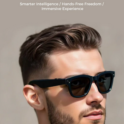 AI Video Recording Smart Eyewear with Built-In Camera, Live Translation & 32GB Storage