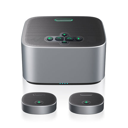 Professional Bluetooth Conference Speaker with 360° Microphone System for Team Meetings