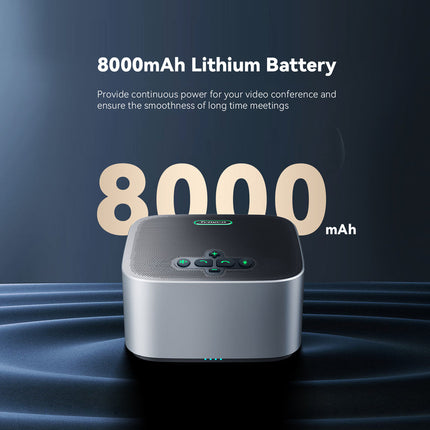 Professional Bluetooth Conference Speaker with 360° Microphone System for Team Meetings