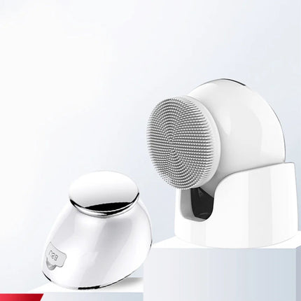 Electric Facial Cleansing Device with 42°C Heat and High-Frequency Vibration