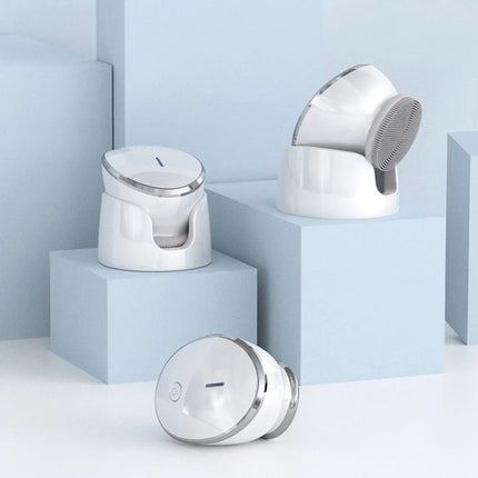 Electric Facial Cleansing Device with 42°C Heat and High-Frequency Vibration