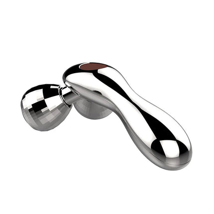 Dual Roller Microcurrent Facial Massager for Lifting and Firming Skin