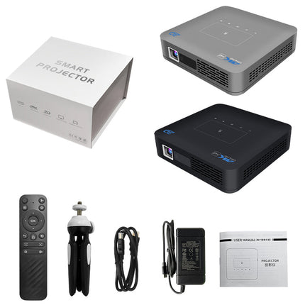 Compact 1080P DLP Projector with Auto Focus, WiFi, and Android Smart System