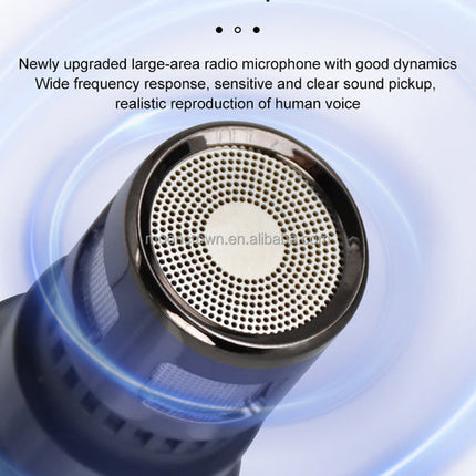 Dual Wireless Microphone System with Receiver – 80m Range, Adjustable Frequency, Clear Audio