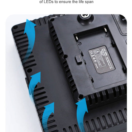 RGB LED Video Light Panel 40W 3850lm with App & Knob Control, Adjustable Bi-Color & RGB Lighting