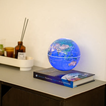 Floating Anti-Gravity Rotating Globe with LED Light – Modern Educational Display