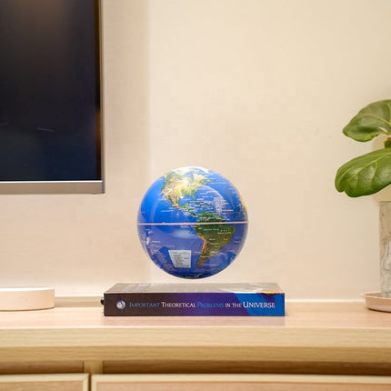 Floating Anti-Gravity Rotating Globe with LED Light – Modern Educational Display