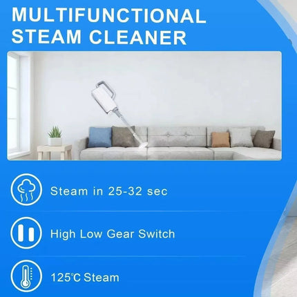 Portable Electric Steam Mop Floor Sanitising Cleaner for Tiles, Timber and Carpet