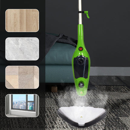 Portable 12-in-1 Steam Mop Cleaner with Fast Heat-Up and Powerful Steam for Home Cleaning