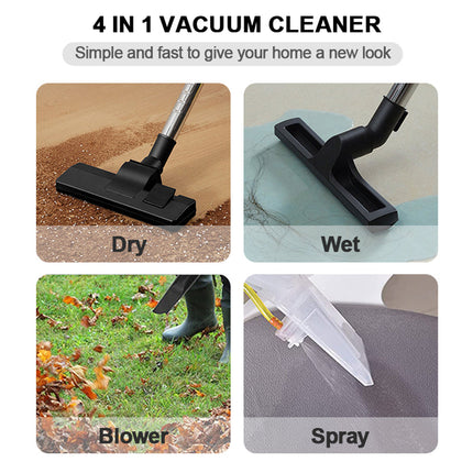 20L Multi-Surface Wet & Dry Vacuum Cleaner with 1400W High-Power Motor for Carpets & Upholstery