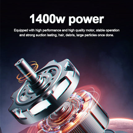 20L Multi-Surface Wet & Dry Vacuum Cleaner with 1400W High-Power Motor for Carpets & Upholstery