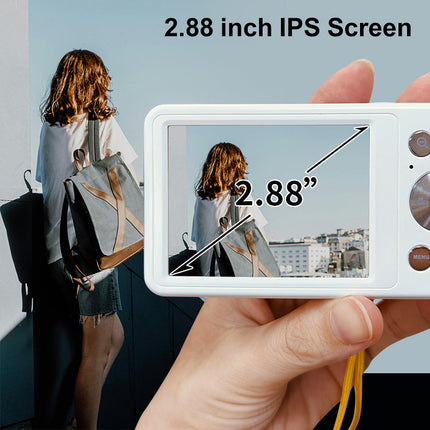 Portable 4K Smart Camera with Touch Display, WiFi Sharing & Advanced Zoom