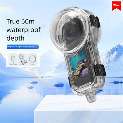 Professional Underwater Protection Case for X5 – Crystal Clear Lens, 60m Deep Dive Ready