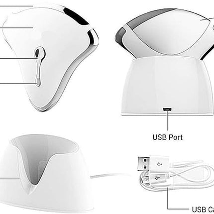 Cordless Face Lifting Massager with Heated Vibration and IPX5 Waterproof Design