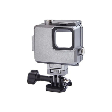 Mini Black Waterproof Housing 80m Diving Cover with Tempered Glass