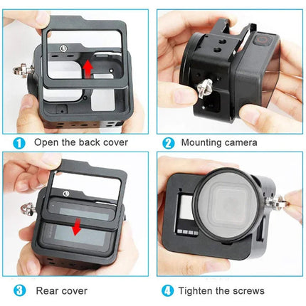 Durable Camera Cage Aluminium Frame with 52mm Filter Support