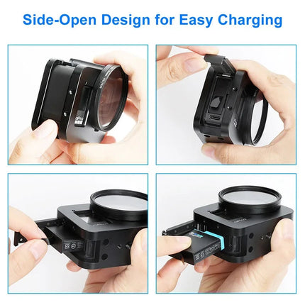 Durable Camera Cage Aluminium Frame with 52mm Filter Support