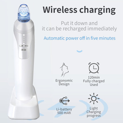 Electric Pore Vacuum Cleaner with Custom Suction Control and USB Rechargeable Design