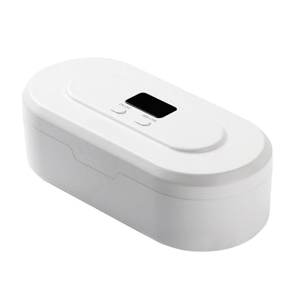 Cordless UV Sanitizing Case for Nail & Beauty Accessories – Compact White Cleaner