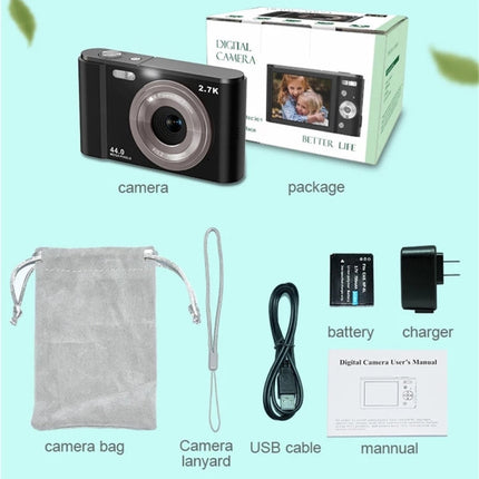 Ultra-Compact Digital Camera with 2.7K Recording & 48MP Image Output