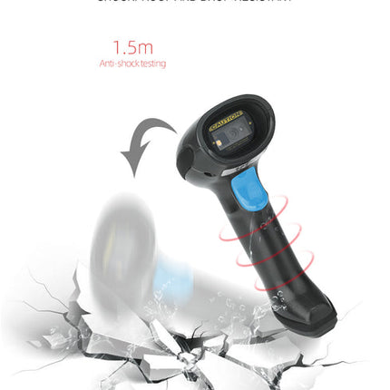 Handheld 2D USB QR & Barcode Reader for Fast Passport and Data Scanning