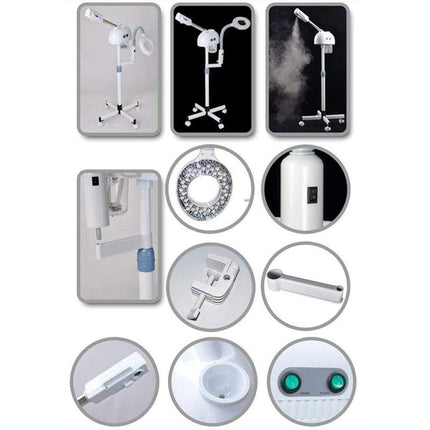 Handheld Cooling Facial Mister with Built-In LED Lamp – Rechargeable & Travel Ready