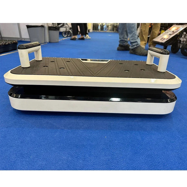 Portable Vertical Vibration Plate Exercise Machine for Full-Body Toning and Fat Loss