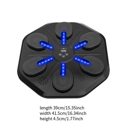 Portable Smart Boxing Trainer with Touch Control, LED Feedback, and 4-Hour Battery for Home Workouts