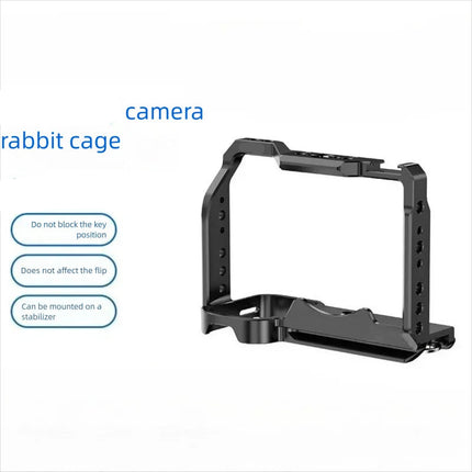CNC Anodized Aluminum Camera Cage – Compact 133x56x93mm, Lightweight