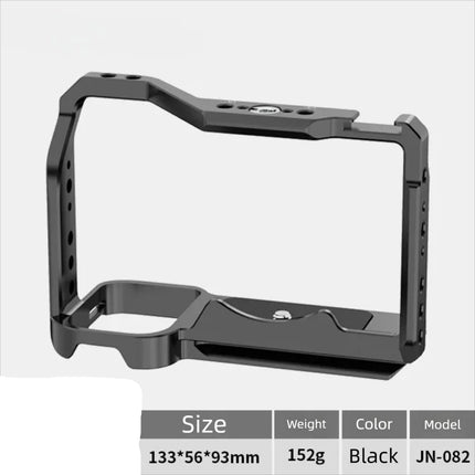 CNC Anodized Aluminum Camera Cage – Compact 133x56x93mm, Lightweight