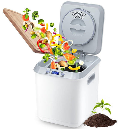 Compact 2.5L Food Waste Grinder with Odor Reduction and Automatic Cleaning Mode