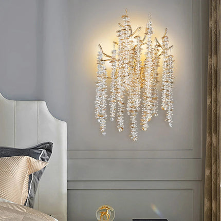 Gold Oxide Aluminum Wall Light, Modern Decorative Wall Lamp, L450 x H250mm