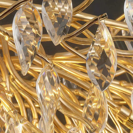 Gold Oxide Aluminum Wall Light, Modern Decorative Wall Lamp, L450 x H250mm