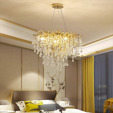 Modern Round LED Pendant Ceiling Light Indoor Decorative Hanging Lamp for Living Room & Bedroom