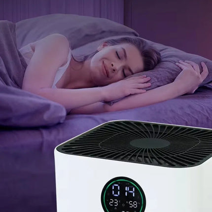 Smart WiFi Air Purifier with UV & Ion Technology, Sleep Mode, Quiet 55dB Operation, 580m³/h CADR