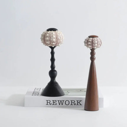 Ocean-Inspired Shell LED Table Lamp – Coastal Resin Accent Light for Home Décor
