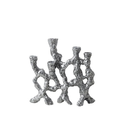 Contemporary Resin Taper Candle Stand – Artistic Home Accent for Table & Mantel Décor