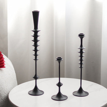 Abstract Resin Candle Holder for Modern Interiors – Sculptural Home Accent