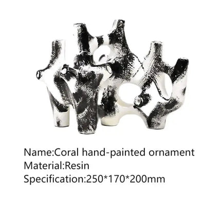 Abstract Resin Candle Holder Sculpture for Stylish Home & Office Décor