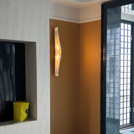 Modern Designer Wall Lamp Stainless Steel Glass 1000mm Indoor Accent Light
