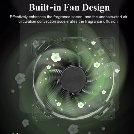 Plug-in Ultrasonic Aromatherapy Diffuser with Large Digital Display and Adjustable Mist